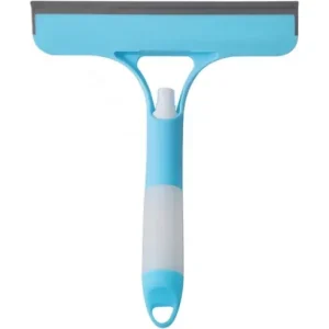 Noutate Racleta de Curatare 3 in 1, Flippy, Multifunctional, Pentru Casa si Masina, Pulverizator de Spray, Racleta din Silicon si Burete, 21.5 x 25.7 cm, Alba