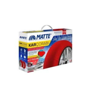 Reducere specială Lanturi auto textile 3D Matte rosii, marime XL, pentru zapada si gheata