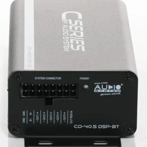 Amplificator audio Audio System CO-40.5 DSP-BT cu 5 canale, control prin bluethoot, procesor Sigma DSP, paramtri EQ pe canal, filtru HP - LP Livrare expres