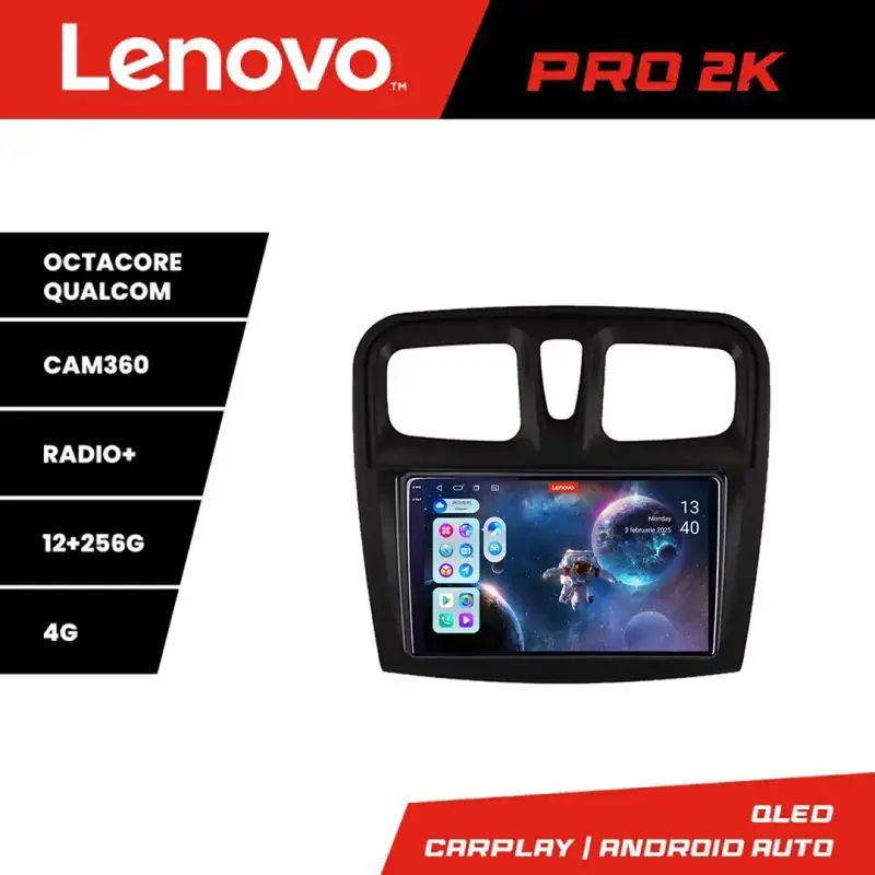 Bestseller Navigatie Dacia Sandero 2012-2020 var B Android radio gps internet  8 core QLED 2K 12+256 360 Lenovo