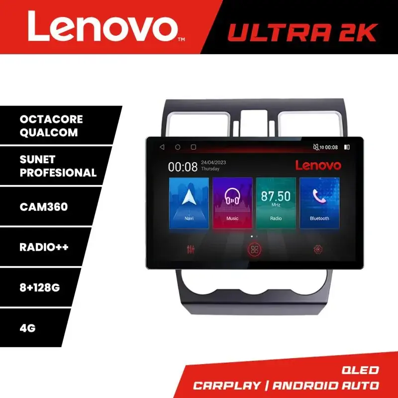 Doar azi Navigatie Subaru Forester XV Qled 2K Octa Core 8+128 LTE 4G DSP Wifi 5Ghz HDMI android auto carplay radio gps internet kit-062-2019+ULTRA-2K-13-8+128