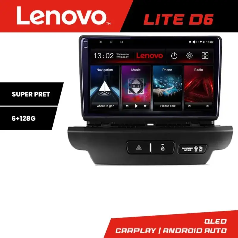 Calitate înaltă Navigatie Kia Ceed 2018-2020 Android radio gps internet 8 core 6+128 Lenovo