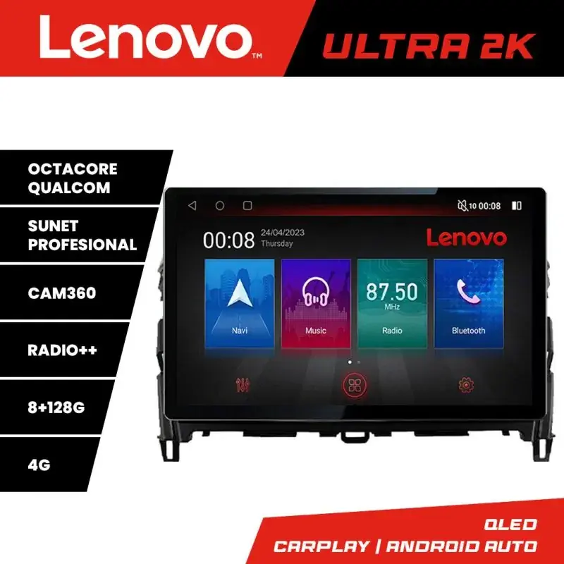 Ultima șansă Navigatie Mitsubishi Eclipse Cross 2017- Ecran 2K QLED 13",Octacore,8Gb RAM,128Gb Hdd,4G,360,DSP,Carplay,Bluetooth