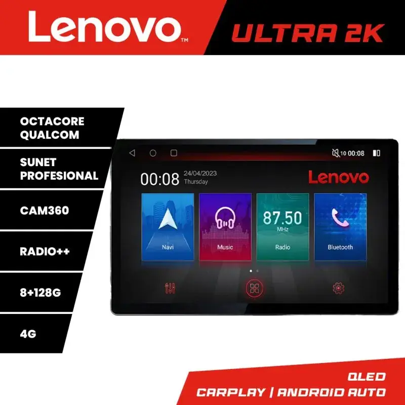 Ultima șansă Navigatie Toyota Auris 2007-2013 N-auris-2013 ecran 13" 2K 8+128 Android Waze USB Navigatie 4G 360 Toslink Yout