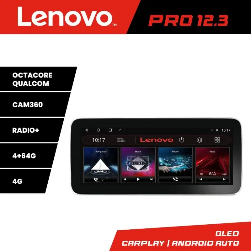 Vezi acum Navigatie Iveco Daily 2019- Lenovo PRO 4+64 12.3 inch qled android 4G DSP gps internet  8Core