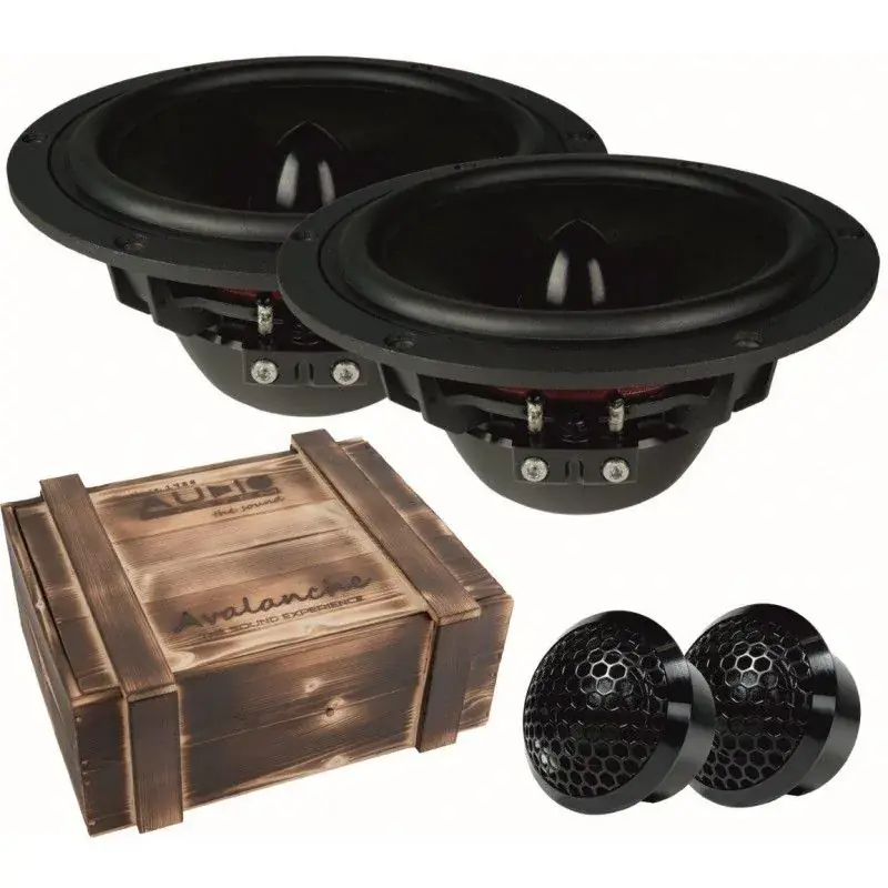 Difuzoare componente Audio System Avalanche 165-2 complet 160 watts165 mm 6.5" 4 ohm set cu filtre High End Ofertă exclusivă