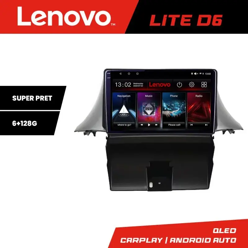 Disponibil imediat Navigatie Chevrolet Orlando Lenovo QLED Octa core 6+128 DSP Wifi 5Ghz Android radio gps internet kit-orlando+LITE-9-6+128
