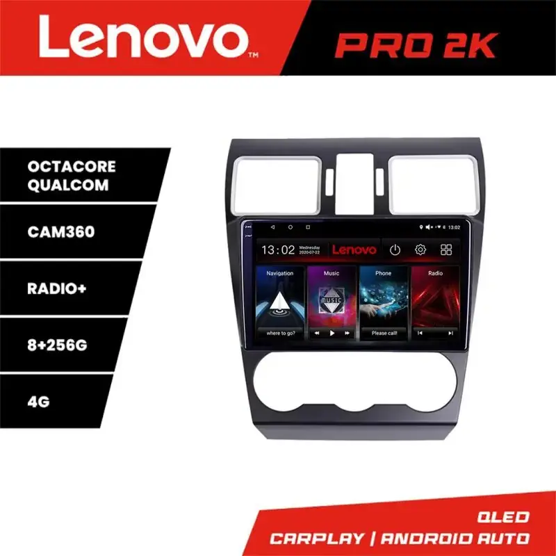 Reducere Navigatie Subaru Forester XV Lenovo Qled 2K Octa Core 8+256 360 DSP carplay android auto radio gps internet kit-062-2019+PRO-2K-9-8+256