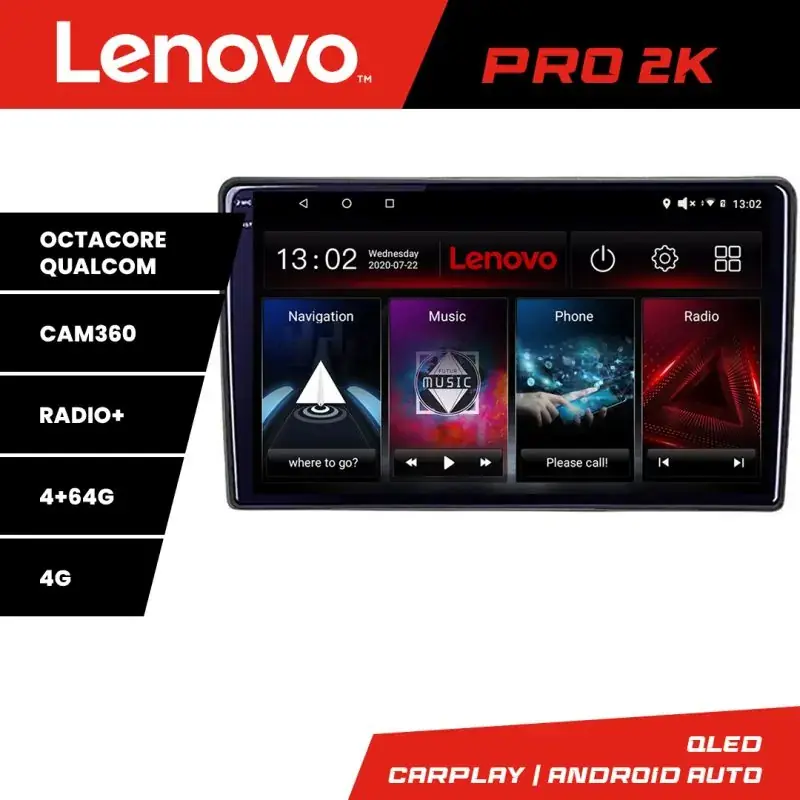 Ultima șansă Navigatie Mazda CX-9 Android radio gps internet 8 core QLED 2K 4+64 360 Lenovo