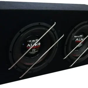 Retur ușor Subwoofer pasiv cu incinta, Audio System, 800 W RMS, 1400 W MAX, difuzoare 2 x 10", bass reflex