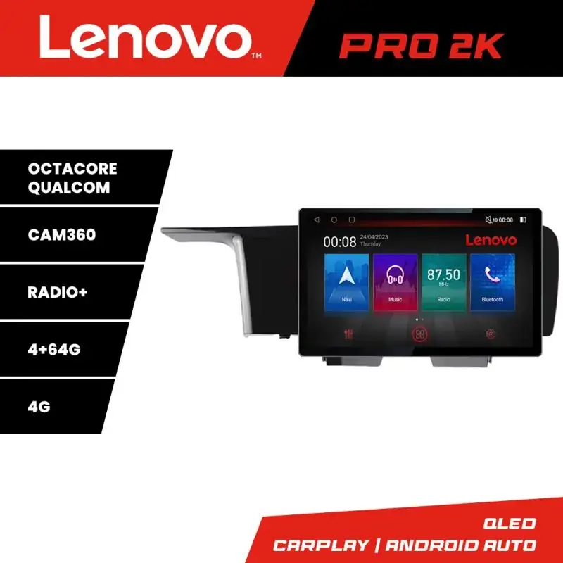 Disponibil imediat Navigatie Kia Sorento 2020- Lenovo Qled 13 inch 2K Octa Core 4+64 360 DSP ADAS carplay android auto radio internet kit-sorento-2020+PRO-2K-13-4+64