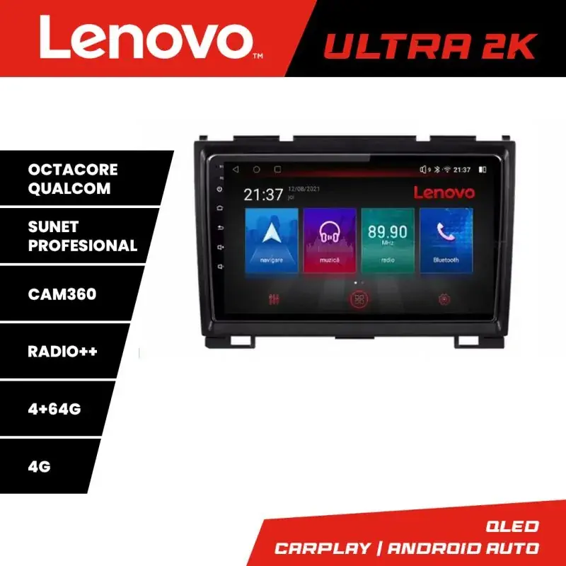 Ultima șansă Navigatie Hummer H2 intre anii 2008-2009 Android radio gps internet 8 core QLED Qualcomm 4+64 360 Lenovo v3