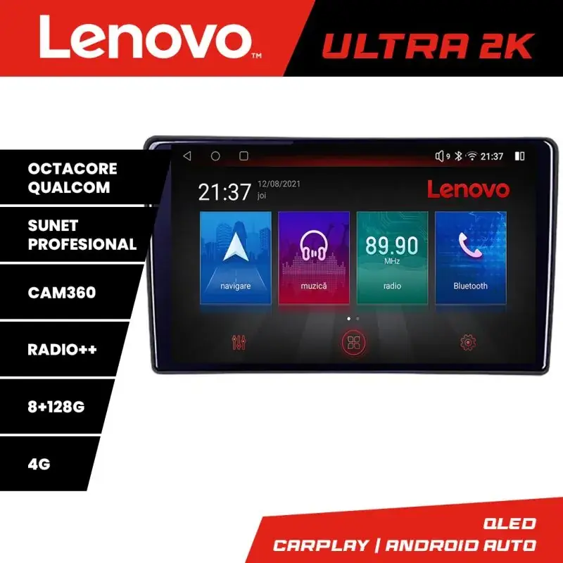 Super ofertă Navigatie Suzuki Splash Opel Agila 2008-2014 Octacore, 8 Gb RAM, 128 Gb Hdd, 4G, Qled 2K, DSP, Carplay AA, 360,Bluetooth