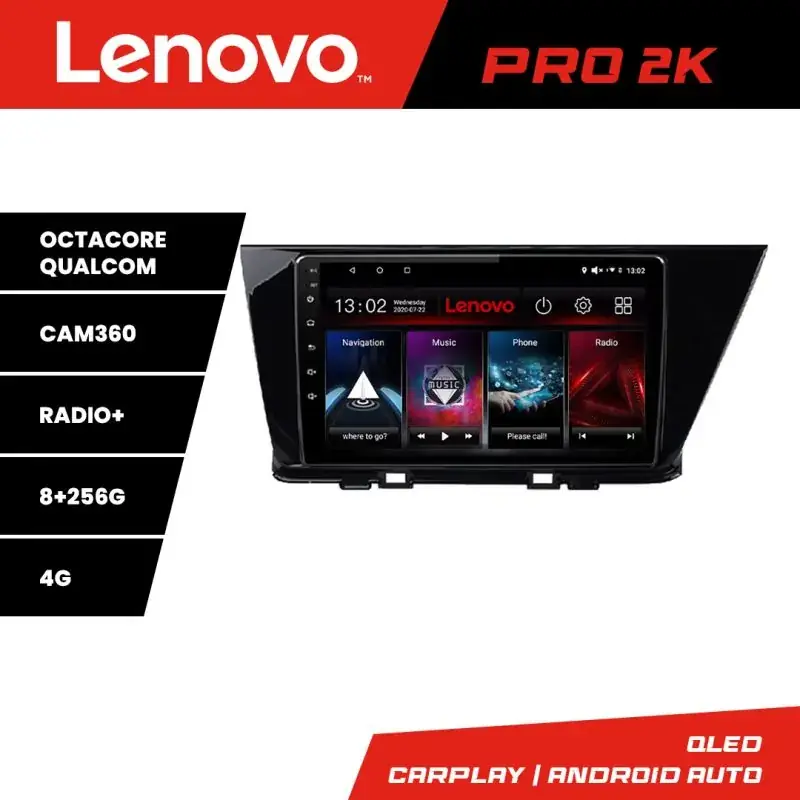 Super ofertă Navigatie Kia Niro 2017- Android radio gps internet 8 core QLED 2K 8+256 360 Lenovo