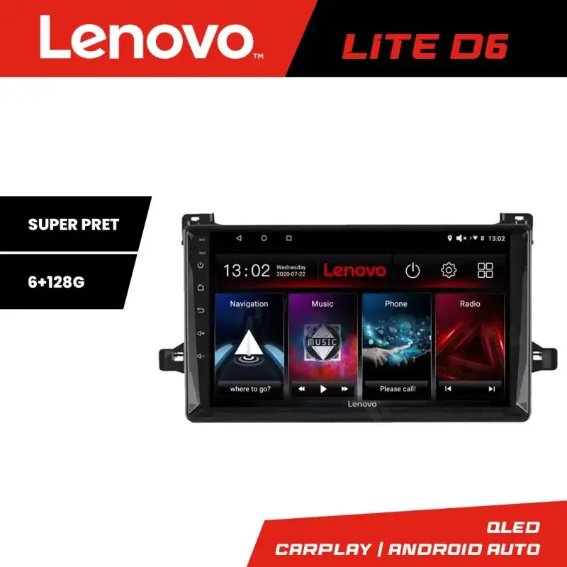 Vezi acum Navigatie Toyota Prius dupa 2015 Lenovo Kit-TY50 8 core 6+128 GB Android Waze USB Navigatie Internet Youtube Radio