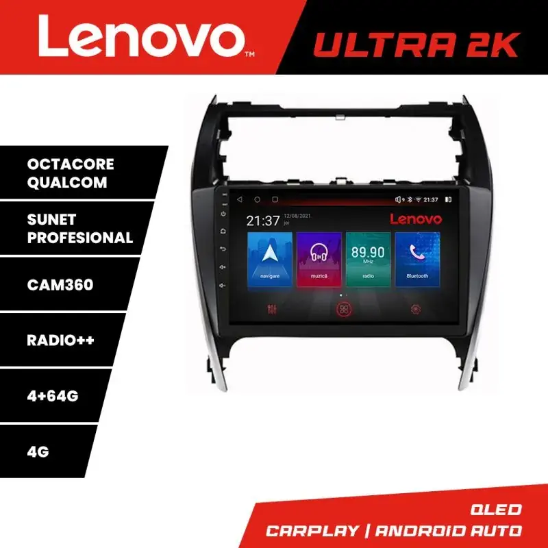 Bestseller Navigatie Toyota Camry 2012-2018 Android radio gps internet 8 core QLED Qualcomm 4+64 360 Lenovo