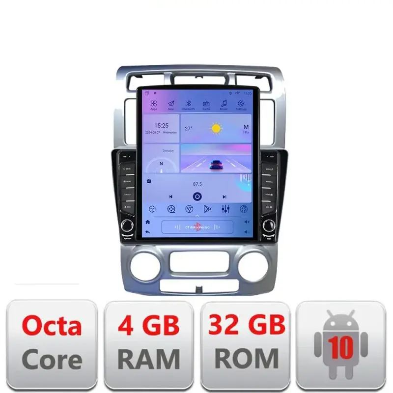Ultima șansă Navigatie Kia Sportage 2005-2007 G-0023 ecran tip TESLA 9.7" cu Android Radio Bluetooth Internet GPS WIFI 4+32GB DSP 4