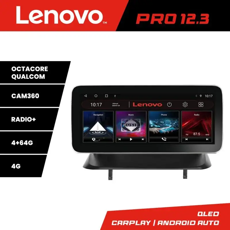 Cumpără acum Navigatie Peugeot 3008 5008 Lenovo Qled 12.3 inch Octa Core 4+64 360 DSP ADAS carplay android auto radio internet kit-3008+PRO-12.3-4+64