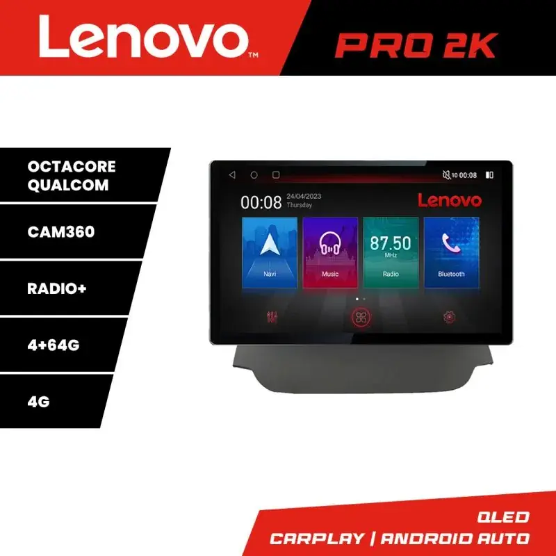 Livrare expres Navigatie Ford Ecosport 2013-2016 K-232 Lenovo PRO 4+64 13 inch 2K android 4G DSP gps internet a