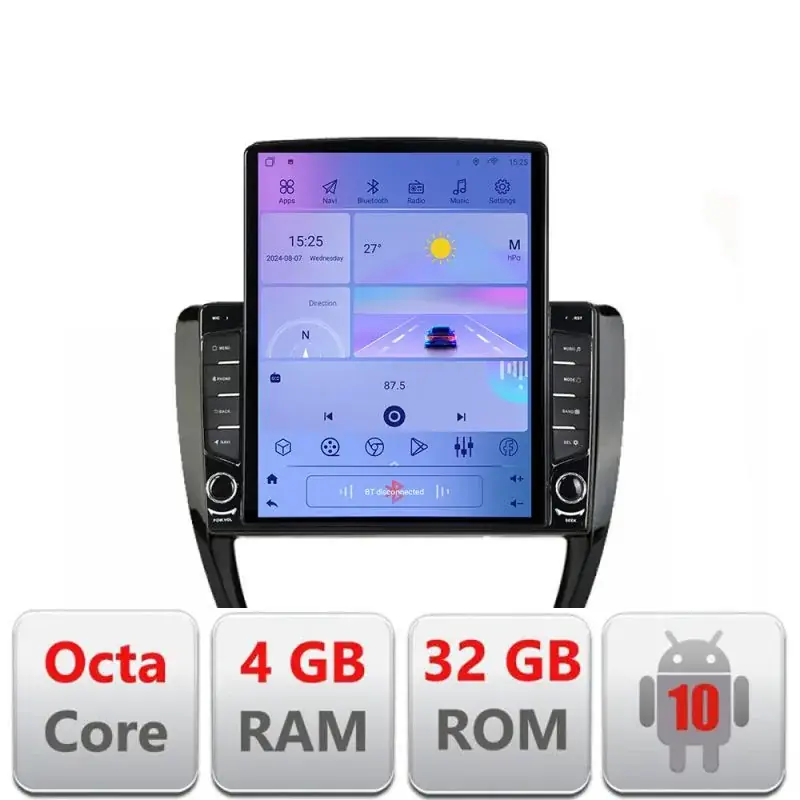 Ultima șansă Navigatie VW Jetta 2011-2018 H-jetta-15 ecran tip TESLA 9.7" cu Android Radio Bluetooth Internet GPS WIFI 4+32GB DSP 4