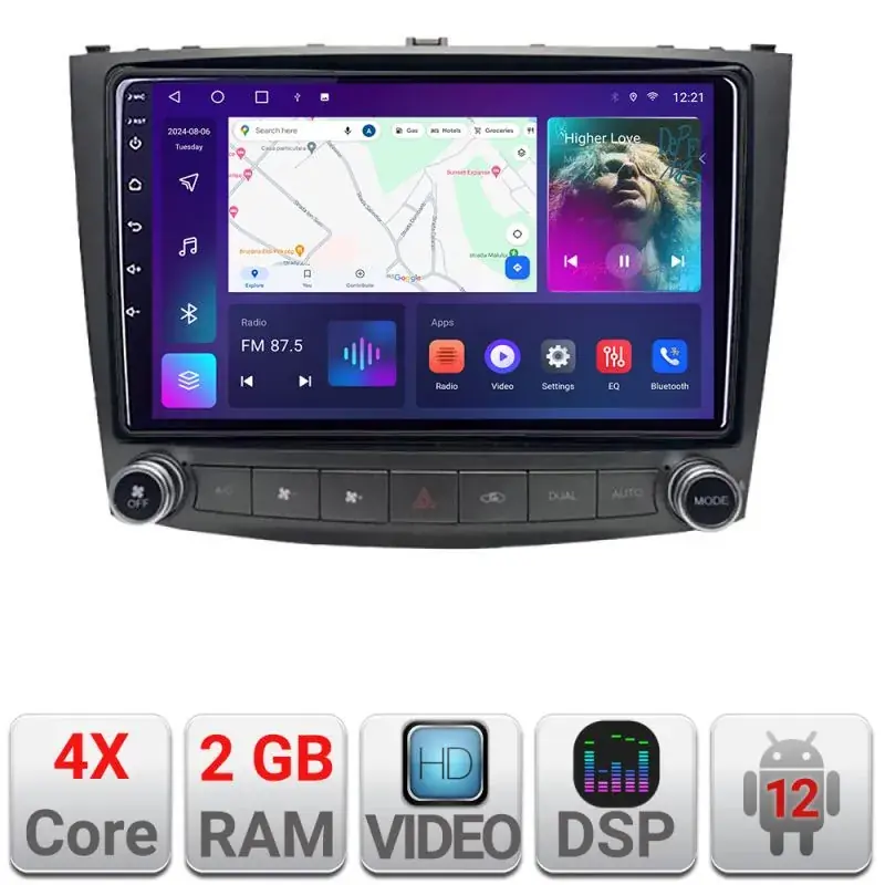 Bestseller Navigatie Lexus IS 2005-2011 A- IS  2+32 GB Android Waze USB Navigatie Internet Youtube Radio