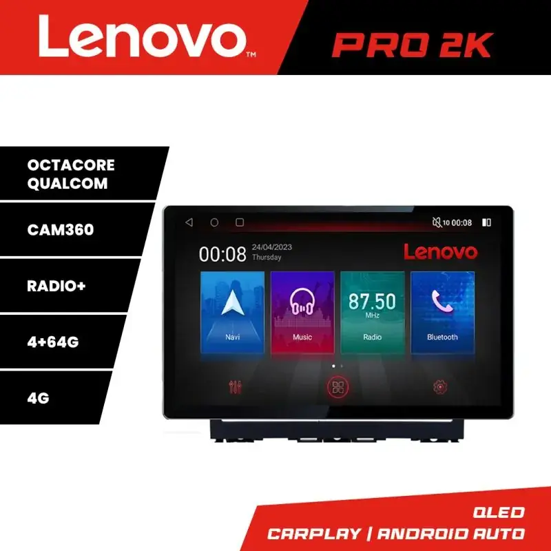 Ultima șansă Navigatie Fiat Albea 2009-2014 K-Albea Lenovo PRO 4+64 13 inch 2K android 4G DSP gps internet