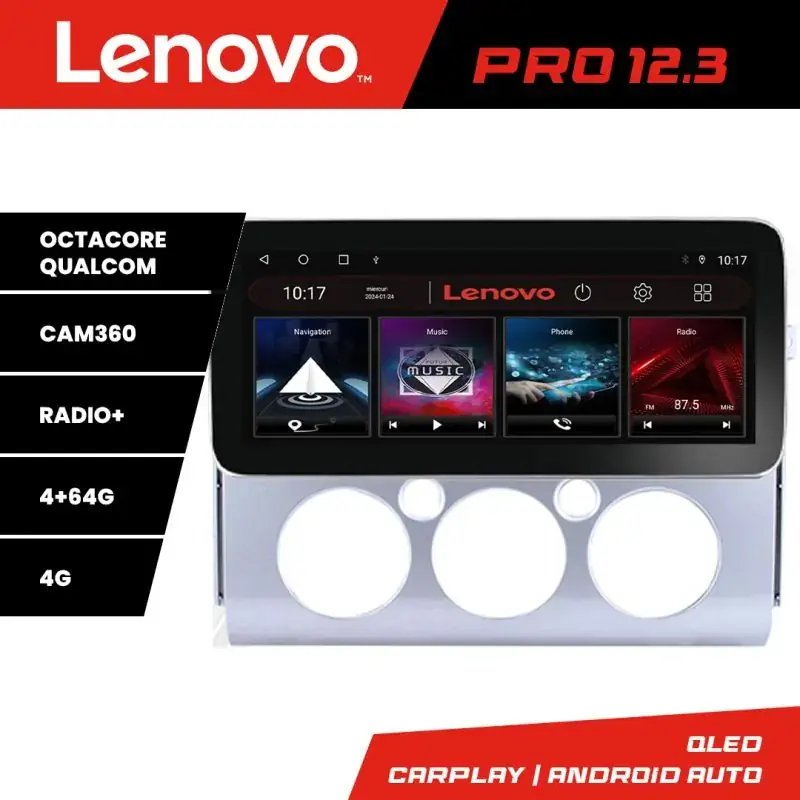 Super ofertă Navigatie Toyota FJ Cruiser 2006-2020 Lenovo PRO 4+64 12.3 inch qled android 4G DSP gps internet  Kit-fj-cruiser