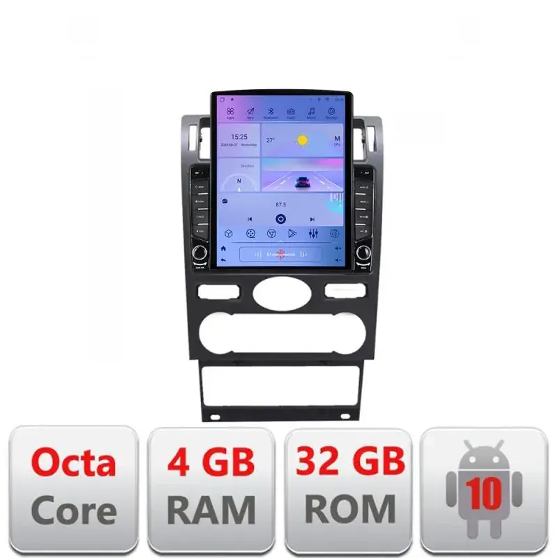 Bestseller Navigatie Ford Mondeo intre anii 2004-2007 Android radio gps internet Octa Core 4+64 LTE Kit-mondeo2004+EDT-E70