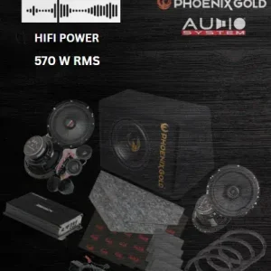 Doar azi Pachet HiFi POWER - difuzoare fata + spate MX EVO, cu amplificator DSP, subwoofer activ, insonorizant, inele si cablaje plug & play