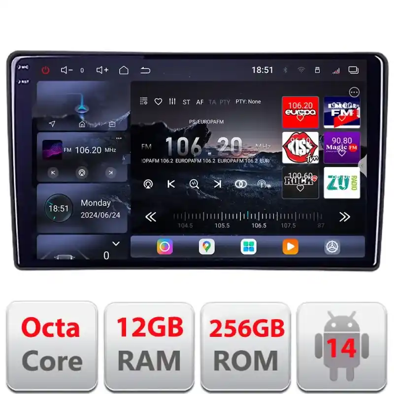 Vezi acum Navigatie NIssan Murano 2004-2009 Android radio gps internet 8 core QLED 2K 12+256GB 360 Edotec