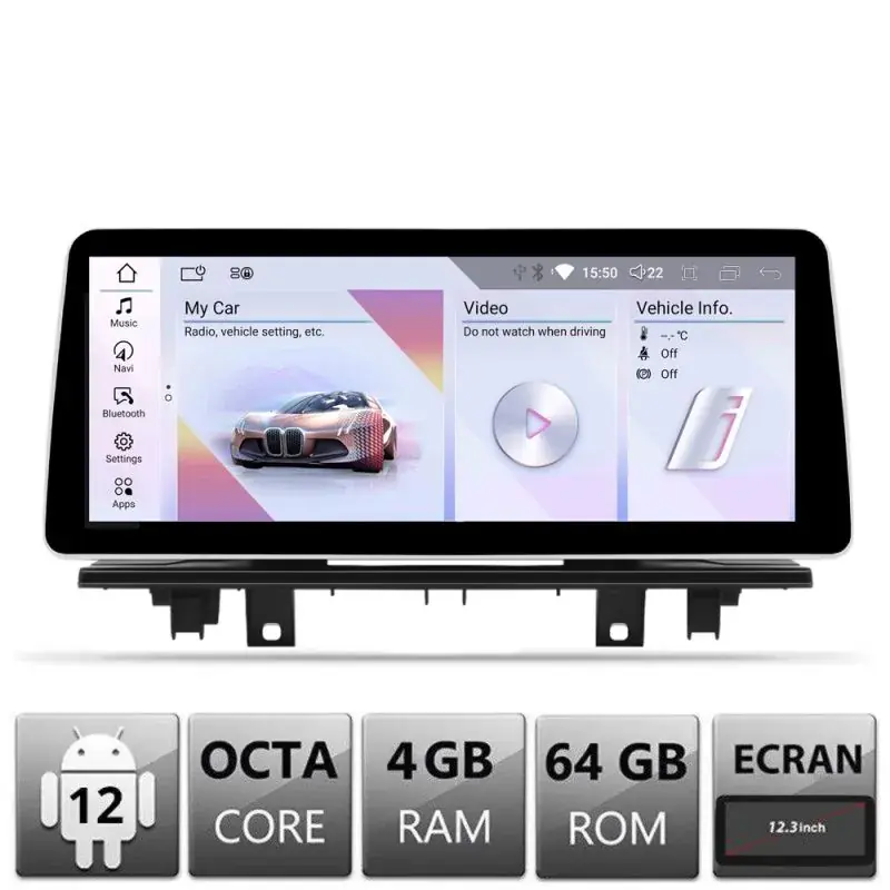 Bestseller Navigatie BMW X1 F48 2014-2016 cu ecran NBT Android ecran 10.25" 4+64 4G BT