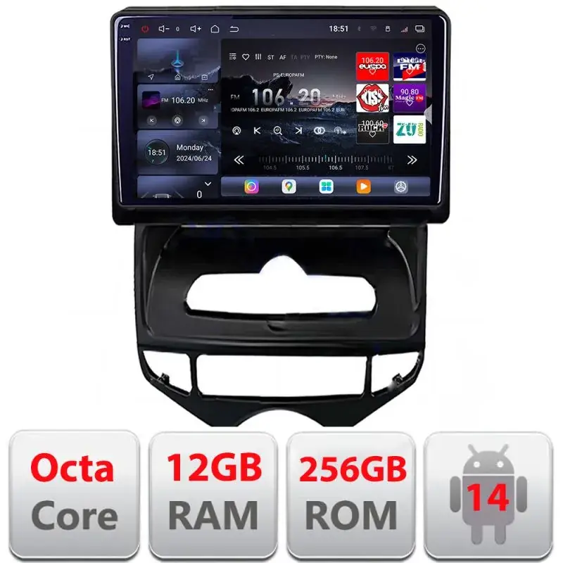 Calitate înaltă Navigatie Hyundai IX20 2010-2019 Android radio gps internet 8 core QLED 2K 12+256GB 360 Edotec