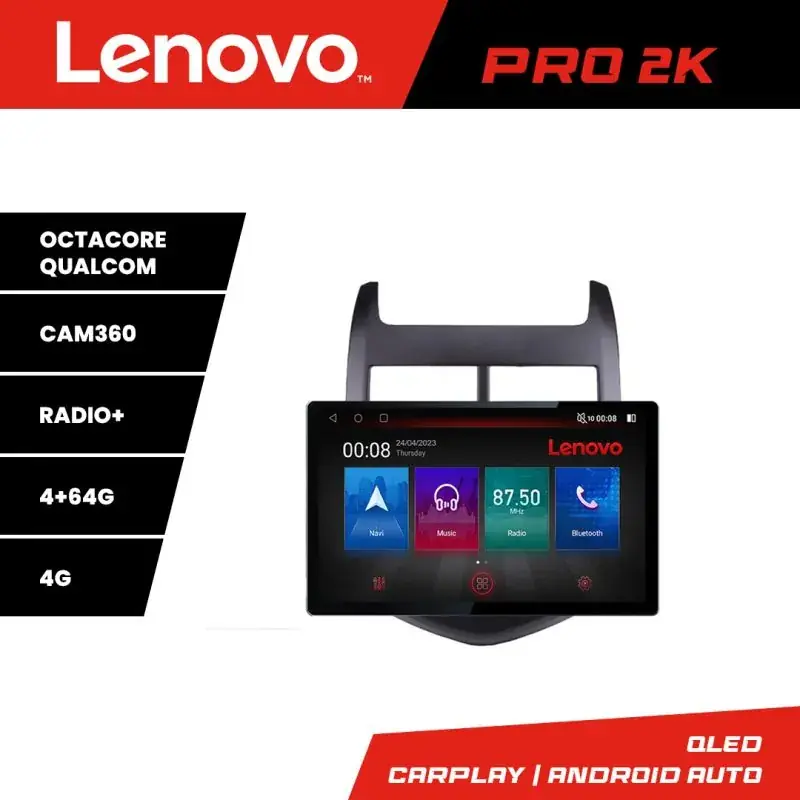 Super ofertă Navigatie Chevrolet Aveo 2010-2013 K-aveo10 Lenovo PRO 4+64 13 inch 2K android 4G DSP gps internet