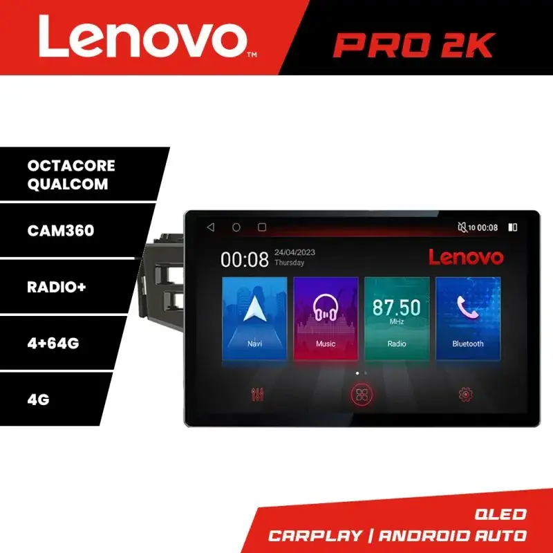 Super ofertă Navigatie Honda Fit 2014-2019 Lenovo PRO 4+64 13 inch 2K android 4G DSP gps internet  Kit-fit-14