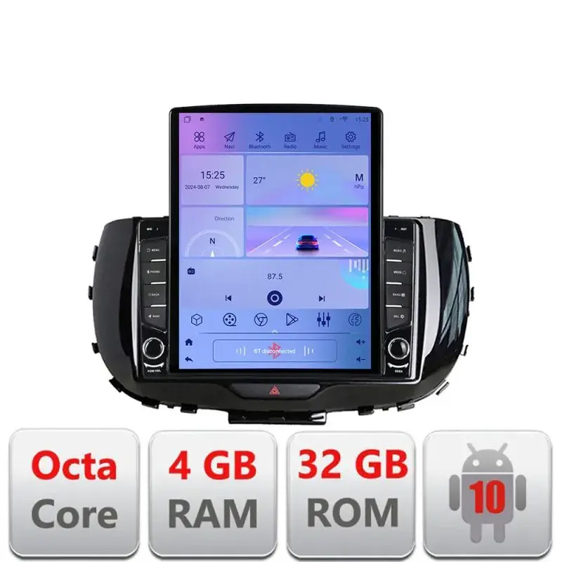 Vezi acum Navigatie Kia Soul 2020- G-soul ecran tip TESLA 9.7" cu Android Radio Bluetooth Internet GPS WIFI 4+32GB DSP 4G Octa C