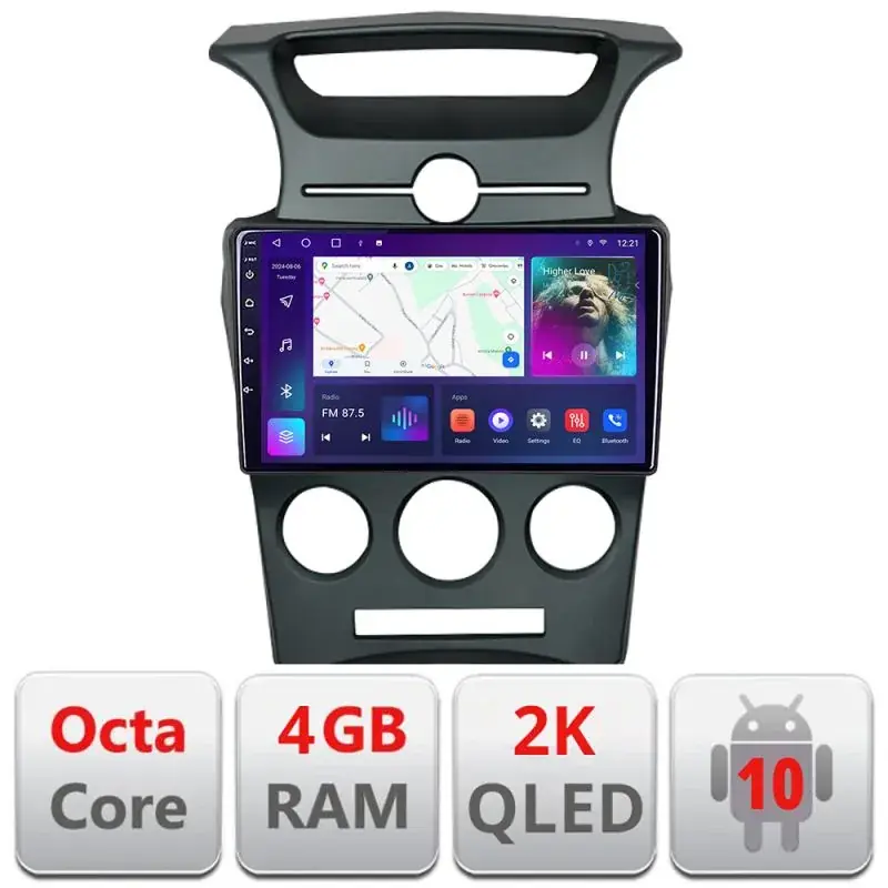 Vezi acum Navigatie Kia Carens 2006-2012 clima automata Android ecran Qled 2K Octa core 4+32 KIT-carens-2006+EDT-E409-2K