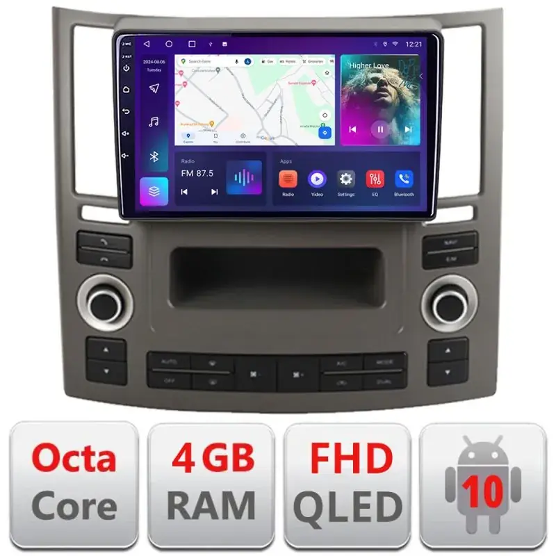 Mai ieftin Navigatie Infiniti FX45 2007-2009 Android radio gps internet quad core 4+64 carplay android auto fx45-old+EDT-E309v3