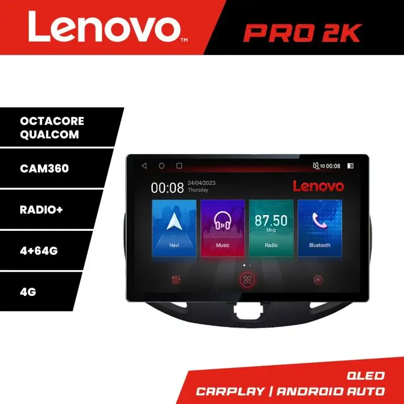 Cel mai bun preț Navigatie Ford Transit V363 2015-2021 Lenovo PRO 4+64 13 inch 2K android 4G DSP gps internet  Kit-custom