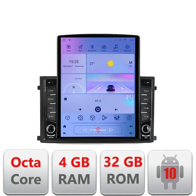 Bestseller Navigatie Ssangyong Rexton 2019- KIT-rexton ecran tip TESLA 9.7" 8 core 4+32 4G DSP Android Radio Bluetooth Internet GPS WIFI