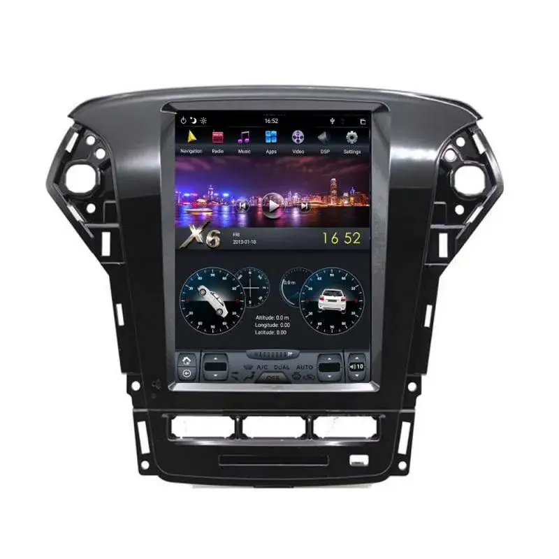 Vezi acum Navigatie cu Android si ecran tip Tesla Ford Mondeo 2011-2013 Edotec EDT-T229