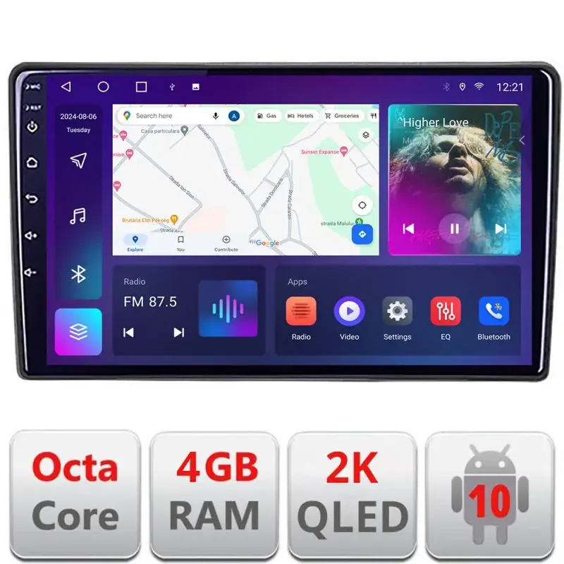 Vezi acum Navigatie Mazda CX-9 Android ecran Qled 2K Octa core 4+32 KIT-CX-9+EDT-E410-2K