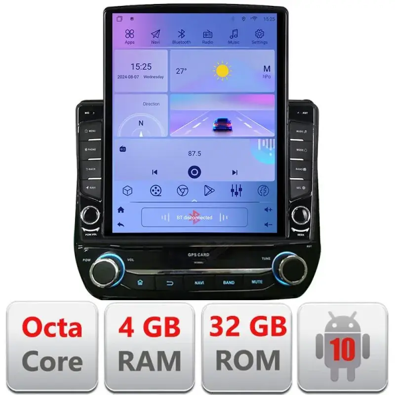 Bestseller Navigatie dedicata Edonav Ford Fiesta 2020-  Android radio gps internet Octa Core 4+64 LTE Kit-fiesta-2020+EDT-E709