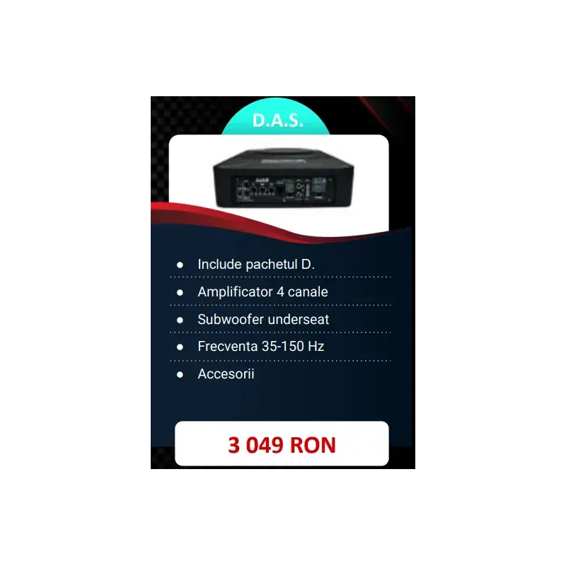 Lichidare de stoc Pachet 2 Difuzoare Audio System MX 165 EVO pentru usile din fata + Amplificator de 4 canale + Subwoofer underseat si accesorii