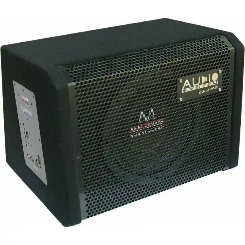 Bestseller Incinta cu difuzor de 12" activ auto + Monoamplificator H-200, 300/500 W (RMS/MAX) Audio System German Sound