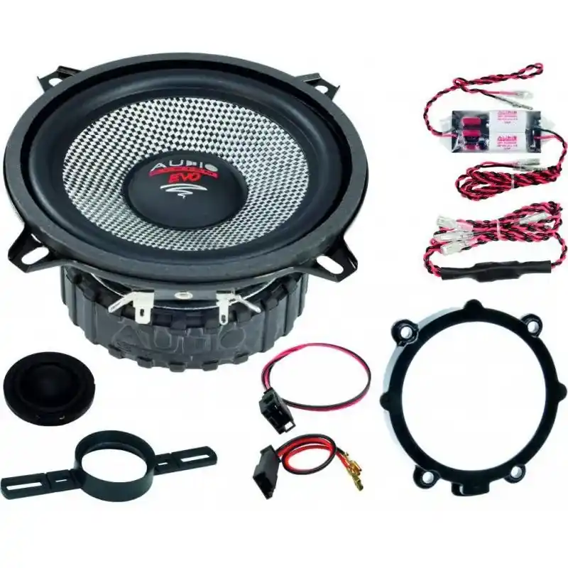 KIT Sistem component dedicat Mercedes Sprinter x-fit 100w perfect fit pe 2 căi crossover plug'n'play Audio System German Sound Ultima șansă