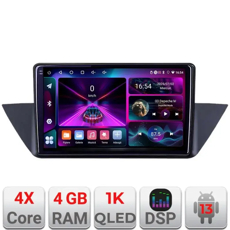 Bestseller Navigatie BMW X1 E84 A-219 cu Android Radio Bluetooth internet  4+64 InCell Display 1K