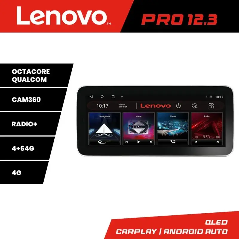 Lichidare de stoc Navigatie vw multivan 2003-2015 K-multivan Lenovo PRO 4+64 12.3 inch qled android 4G DSP gps internet