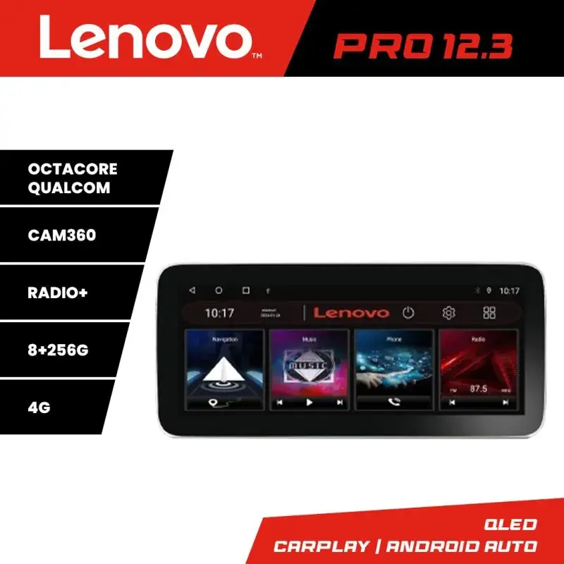 Cumpără online Navigatie Ssangyong Rexton 2019- K-rexton Lenovo PRO 8+256 12.3 inch qled android 4G DSP gps internet