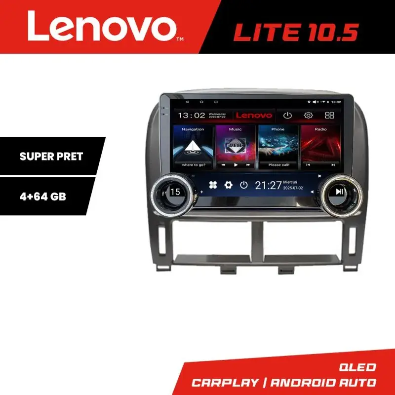 Bestseller Navigatie Lexus LS 1999-2006 Kit- LS-99 Lenovo  8 core 4+64 10.5 inch Incell 1K android Wifi 5Ghz gps internet