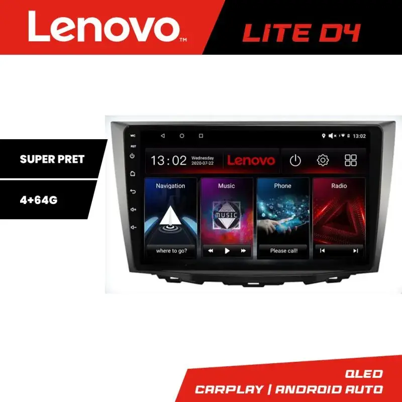 Transport gratuit Navigatie Suzuki Kizashi 2009-2015 Lenovo Kit-KIZASHI 4+64 GB Android Waze USB Navigatie Internet Youtube Radio